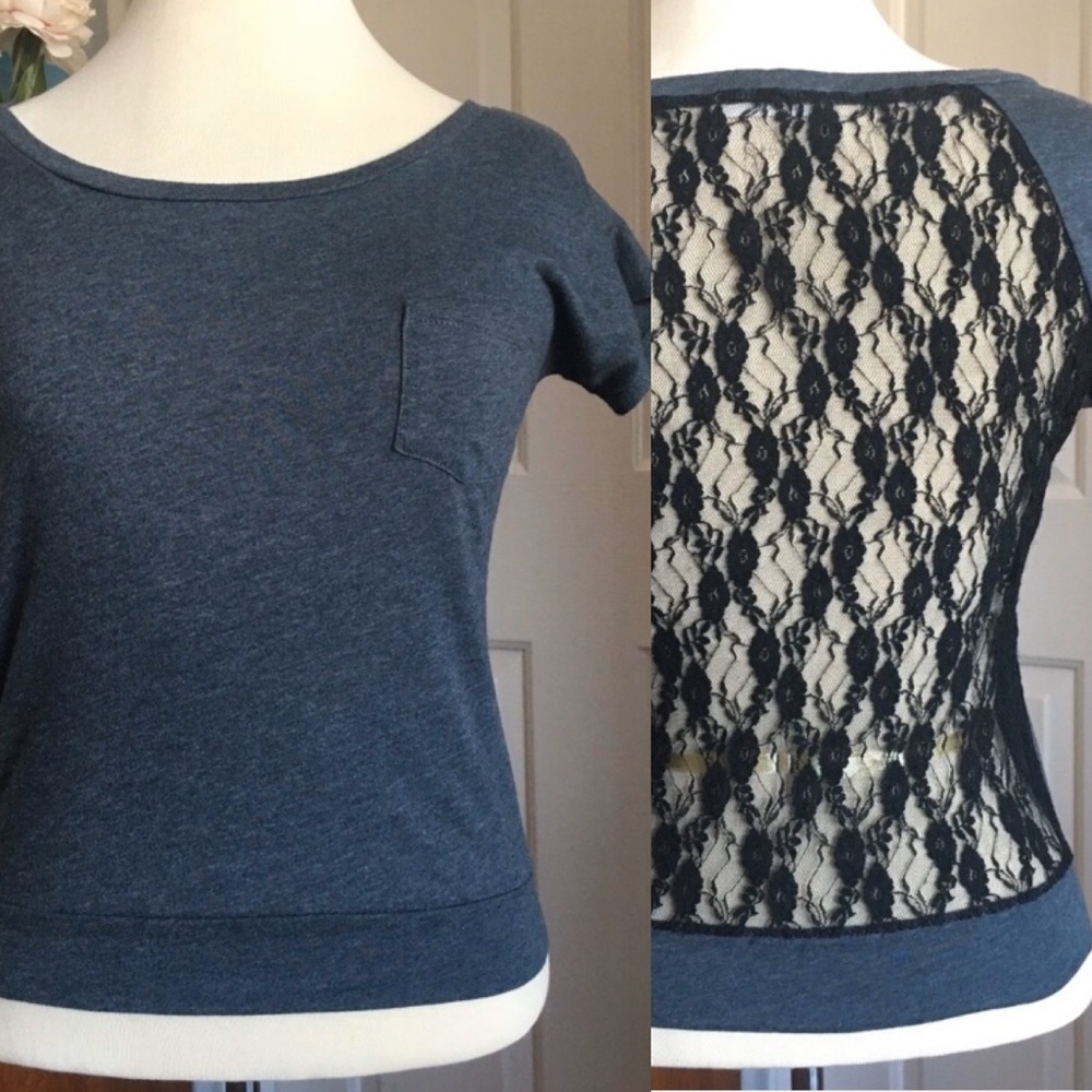 Lace Back Tshirt